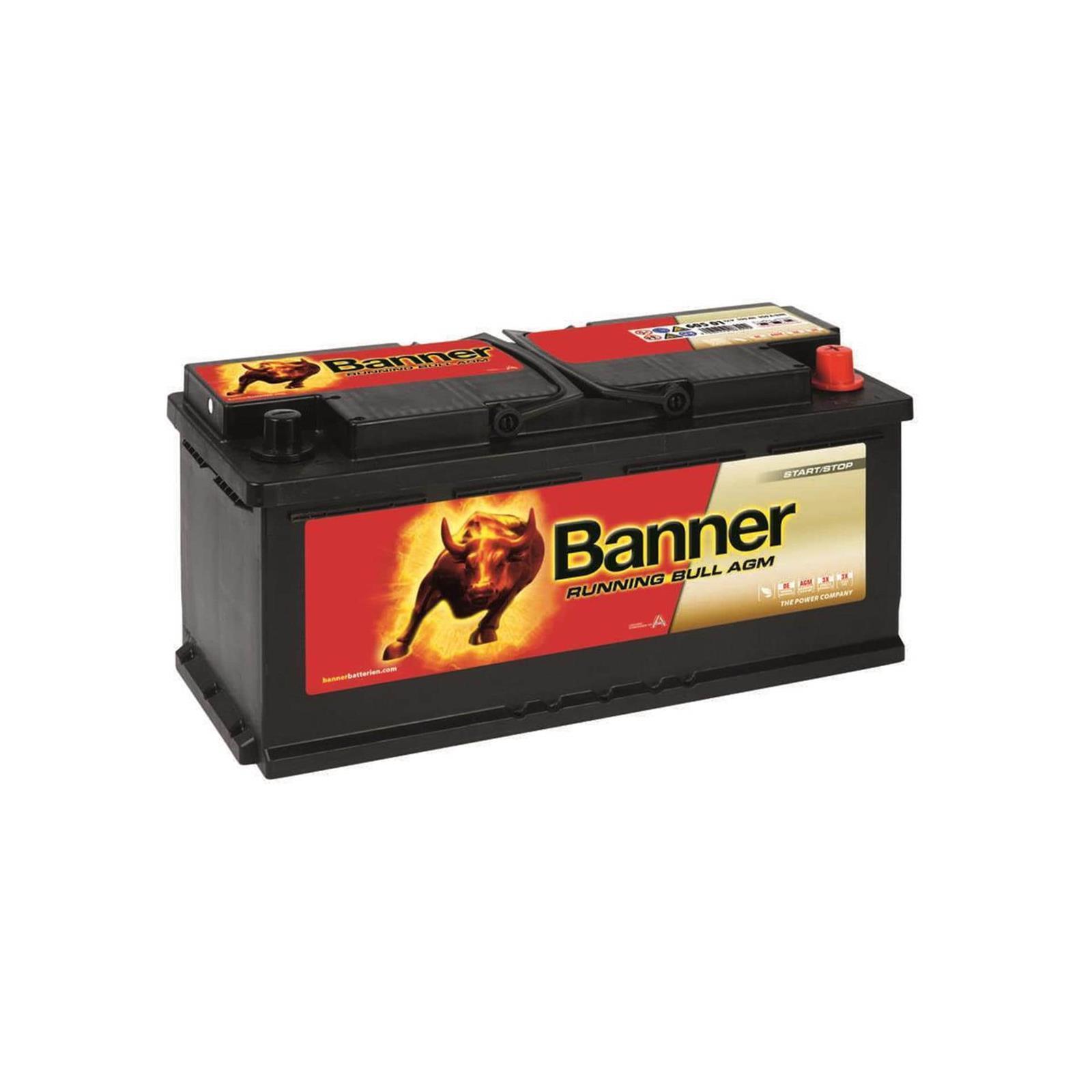 Banner Running Bull 60501 AGM Autobatterie 12V 105Ah