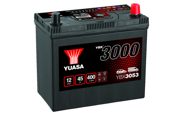 12V 45Ah 400A Yuasa YBX3053 SMF Autobatterie