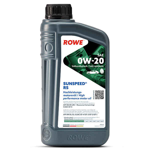 ROWE HIGHTEC SUNSPEED® RS SAE 0W-20 Motorenöl