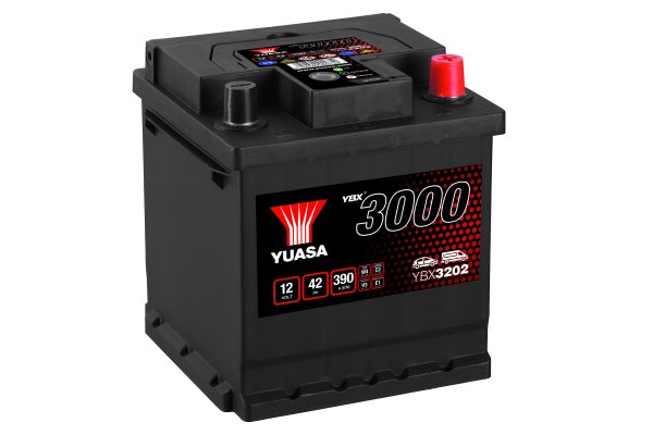 12V 42Ah 390A (EN) Yuasa YBX3202 SMF Autobatterie