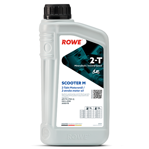 ROWE HIGHTEC 2-T SCOOTER M Zweitakt Motorenöl mineralisch