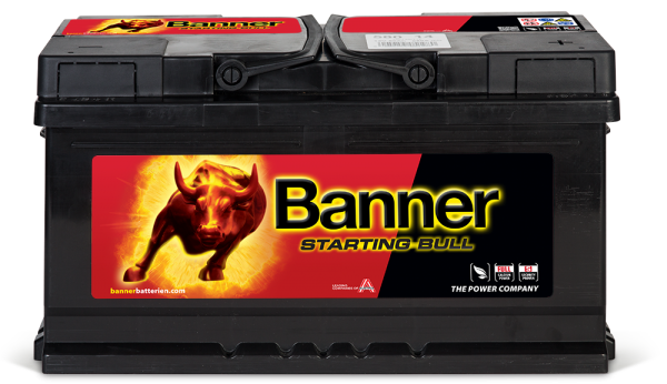 12V 80Ah 660A Banner Starting Bull 58014 Starterbatterie