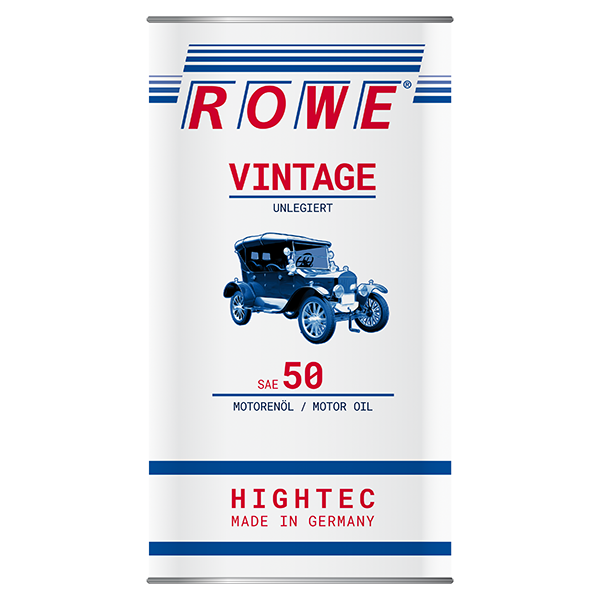 ROWE HIGHTEC VINTAGE SAE 50 UNLEGIERT Motorenöl für Oldtimer