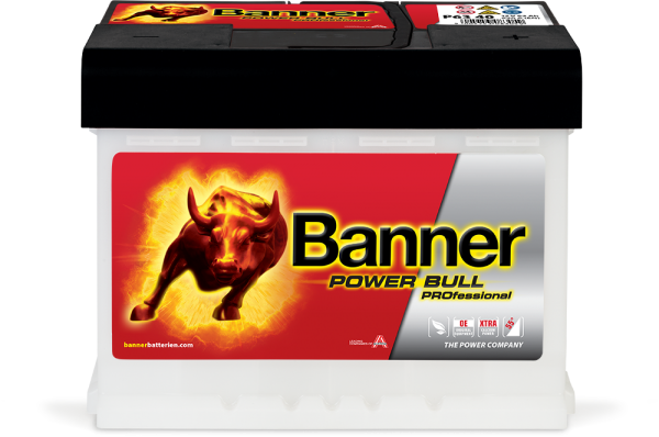 12V 63Ah 620A (EN) Banner Power Bull PROfessional PRO P6340 Starterbatterie
