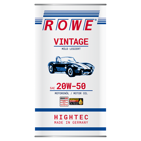 ROWE HIGHTEC VINTAGE SAE 20W-50 MILD LEGIERT Motorenöl für Oldtimer