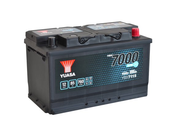 12V 85Ah 760A (EN) YBX7000 Yuasa YBX7115 EFB Start Stop Batterie