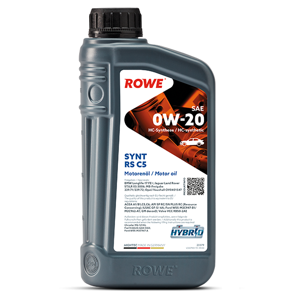 ROWE HIGHTEC SYNT RS C5 SAE 0W-20 Motorenöl