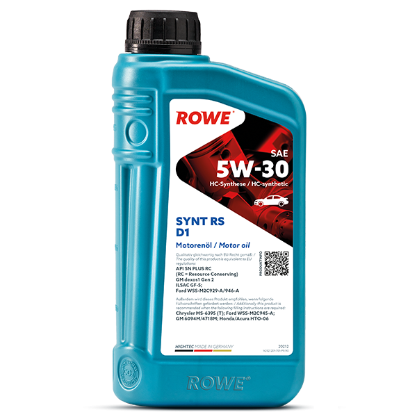 ROWE HIGHTEC SYNT RS D1 SAE 5W-30 Motorenöl
