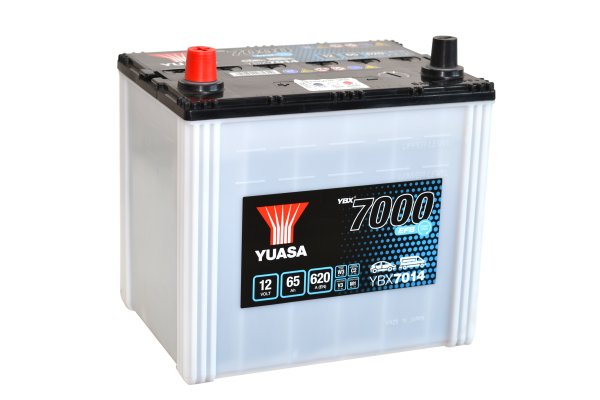12V 65Ah 620A (EN) YBX7000 Yuasa YBX7014 (Q55R/Q85R) EFB Start Stop Batterie