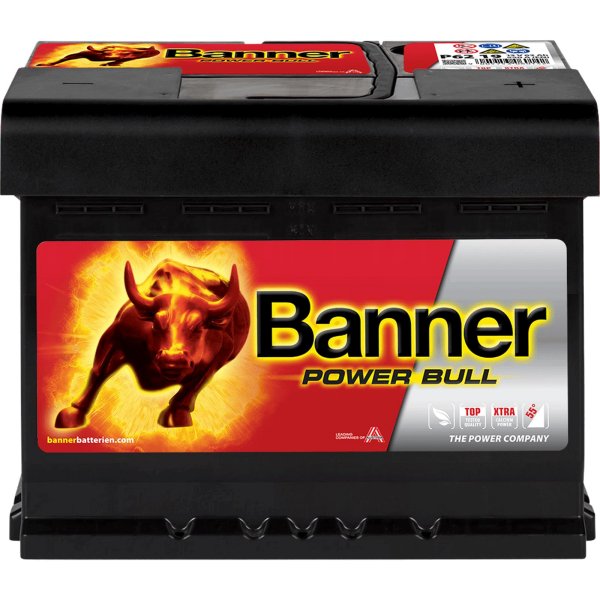 12V 62Ah 550A Banner Power Bull P6219 Starterbatterie
