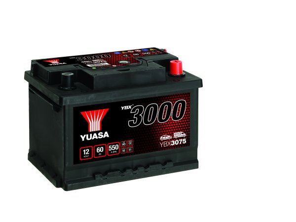 12V 60Ah 550A Yuasa YBX3075 Yuasa Autobatterie